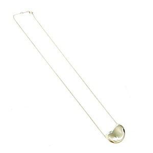 TIFFANY Co Silver Elsa Peretti Bean Necklace